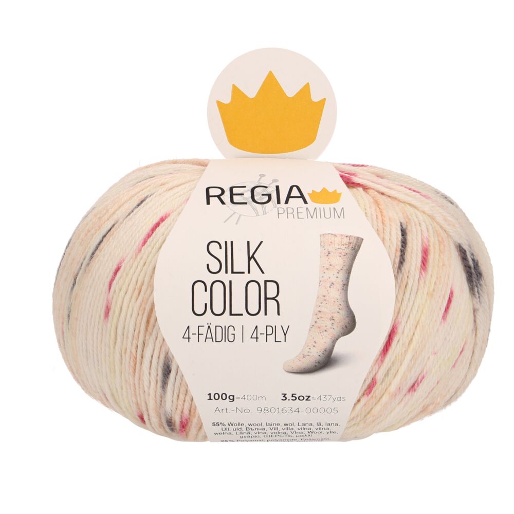 REGIA 4-fädig  Color PREMIUM Silk 100g twinkle color