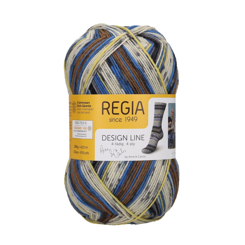 REGIA Design Line by ARNE & CARLOS 4-ply Color 100g 02460 bamble color