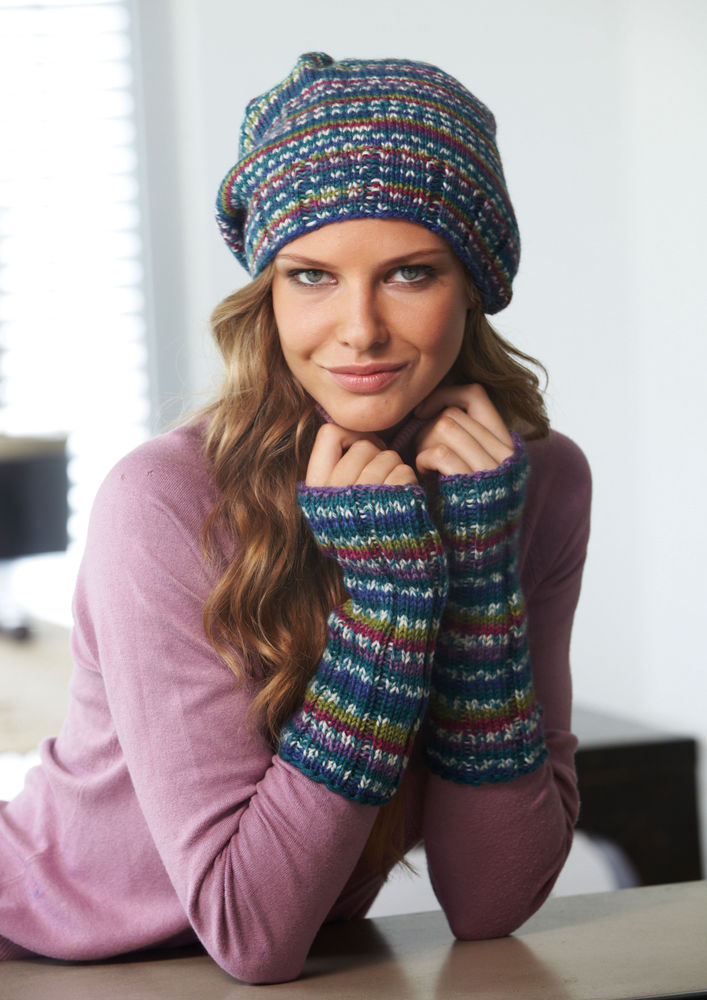 CHALIMA Hat and Wrist warmers, R0080