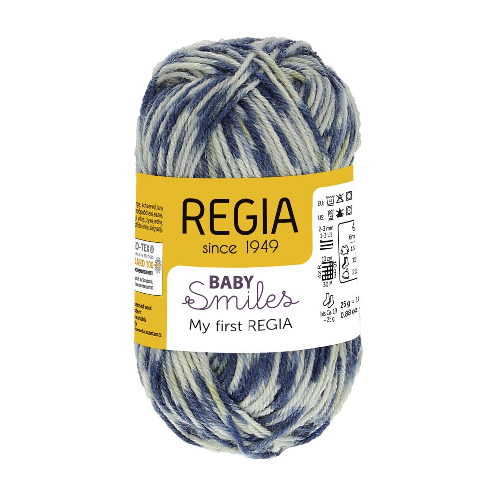 BABY Smiles My first Regia 4-fädig 25g 01724 Julian color